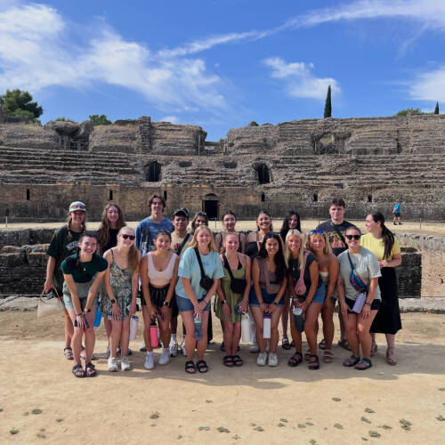 group photo spain language and culture